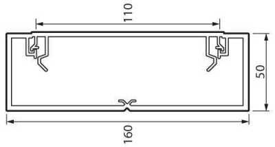 Legrand 638083 Metra 160x50 Пластиковый кабель-канал фото, изображение